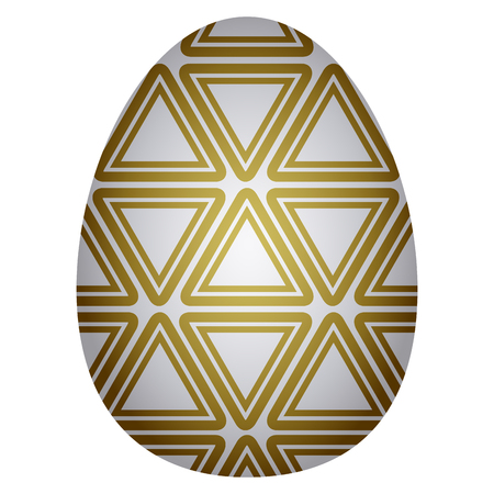 Isolated easter egg Vector illustration.のイラスト素材