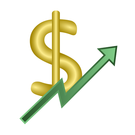 Business success graphのイラスト素材