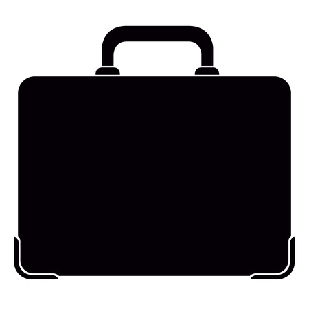 Business suitcase icon isolated on plain background.のイラスト素材