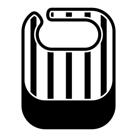 Baby bib iconのイラスト素材