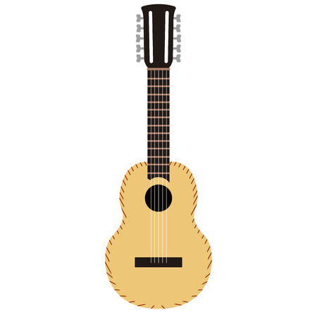 Isolated charango icon. Musical instrumentのイラスト素材
