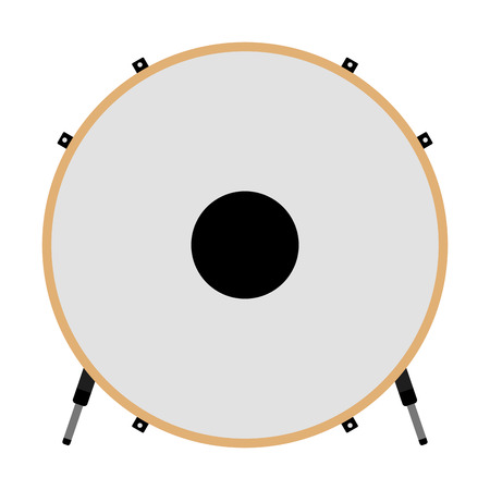 Isolated drum icon. Musical instrumentのイラスト素材