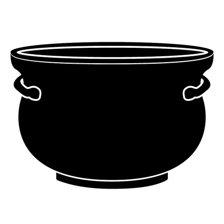 Empty flower pot icon Vector illustration.のイラスト素材