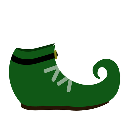 Isolated leprechaun shoe icon. Patrick dayのイラスト素材