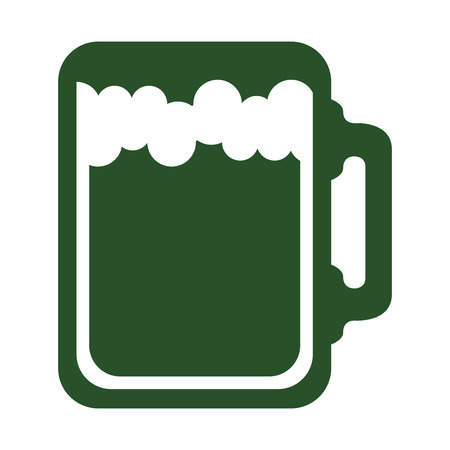 Isolated beer icon. Patrick day. Vector illustration designのイラスト素材