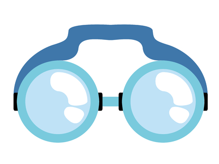 Isolated binocular iconのイラスト素材