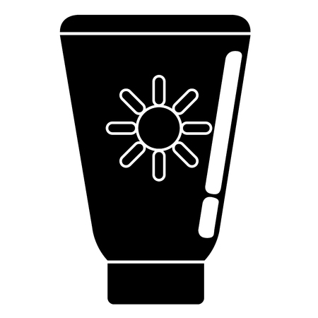 Isolated sunscreen iconのイラスト素材
