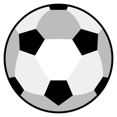 Isolated soccer ball iconのイラスト素材