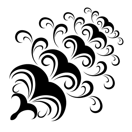 Isolated arabesque patternのイラスト素材