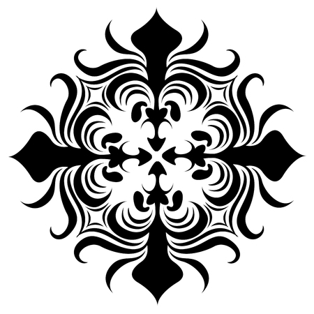 Isolated arabesque patternのイラスト素材