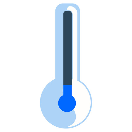 Isolated cold thermometer iconのイラスト素材
