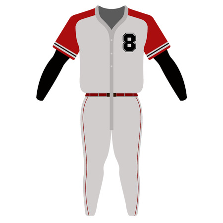 Baseball uniform imageのイラスト素材