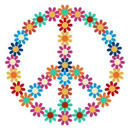 Peace symbol iconのイラスト素材