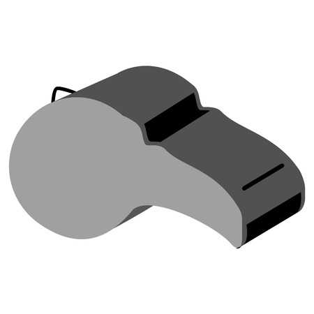 Isolated whistle iconのイラスト素材