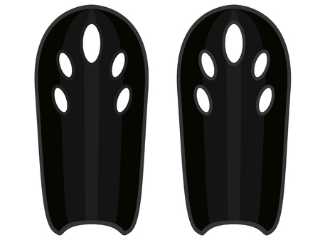 Leg protectors iconのイラスト素材