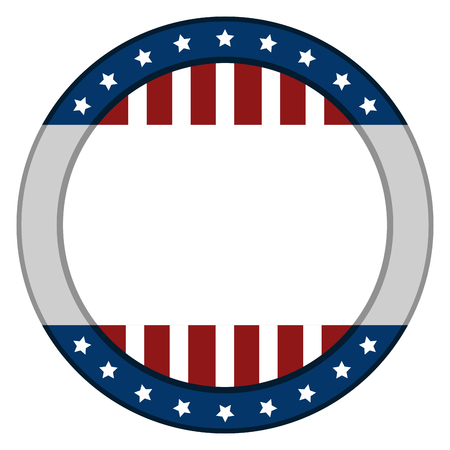 Isolated american emblemのイラスト素材