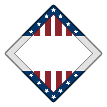 Isolated american emblemのイラスト素材