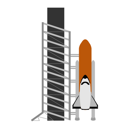 Rocket ready launchのイラスト素材