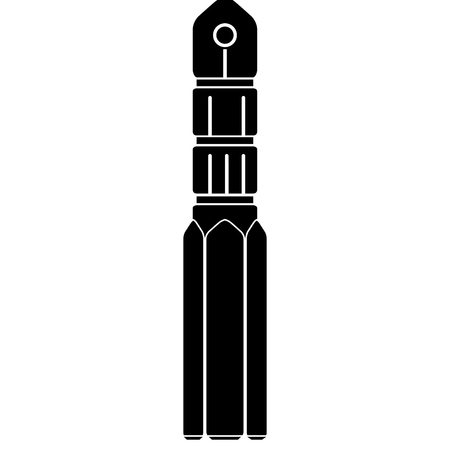 Isolated rocket iconのイラスト素材