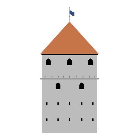 Castle tower imageのイラスト素材