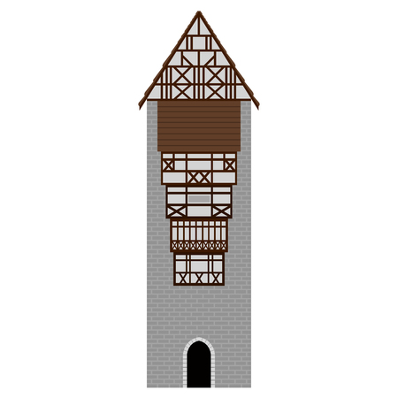 Castle tower imageのイラスト素材