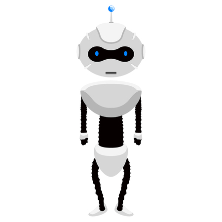 Isolated cute android iconのイラスト素材