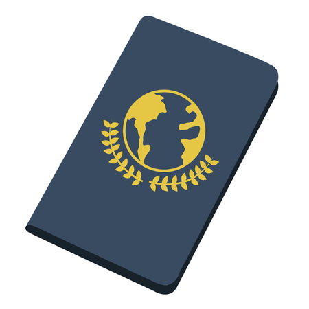 Isolated passport icon image. Vector illustration designのイラスト素材