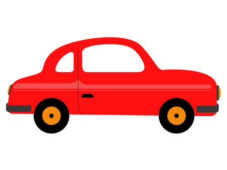 Isolated car toy icon. Vector illustration designのイラスト素材