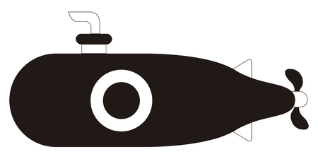 Isolated submarine toy icon. Vector illustration designのイラスト素材