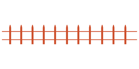 Isolated fence icon image. Vector illustration designのイラスト素材