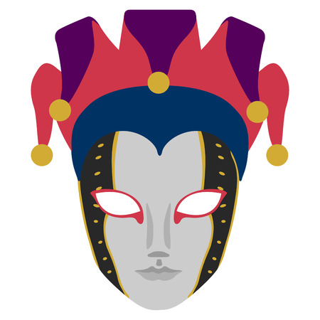 Isolated colored carnival maskのイラスト素材