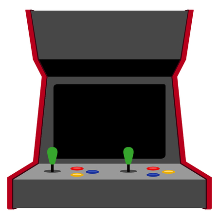 Isolated arcade machine icon. Vector illustration designのイラスト素材