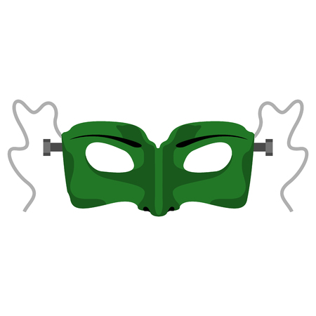 Isolated halloween monster mask. Vector illustration designのイラスト素材