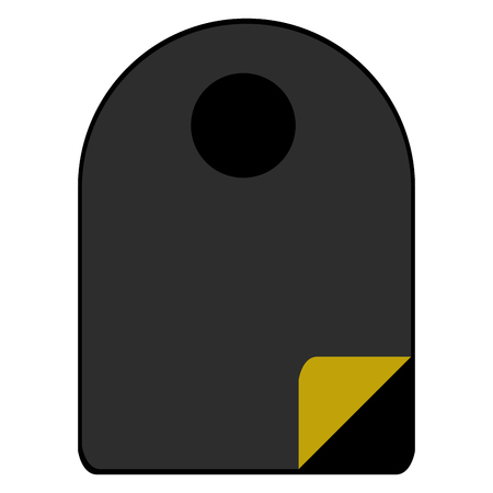 Isolated empty sale label. Vector illustration designのイラスト素材