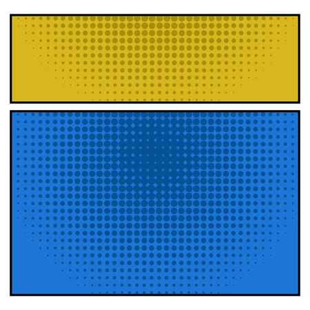 Empty colored comic page. Vector illustration designのイラスト素材