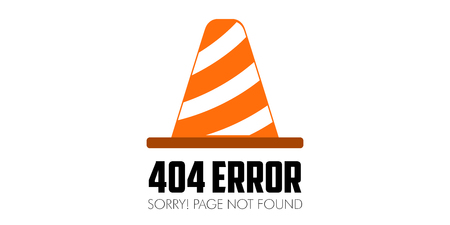 404 error website not found graphic design. Vector illustrationのイラスト素材