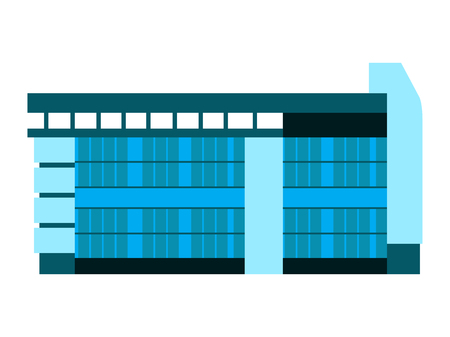 Isolated soccer stadium icon. Vector illustration designのイラスト素材