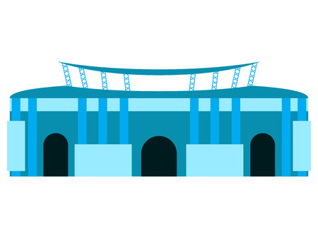 Isolated soccer stadium icon. Vector illustration designのイラスト素材