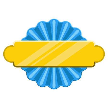 Isolated empty vintage premium label. Vector illustration designのイラスト素材