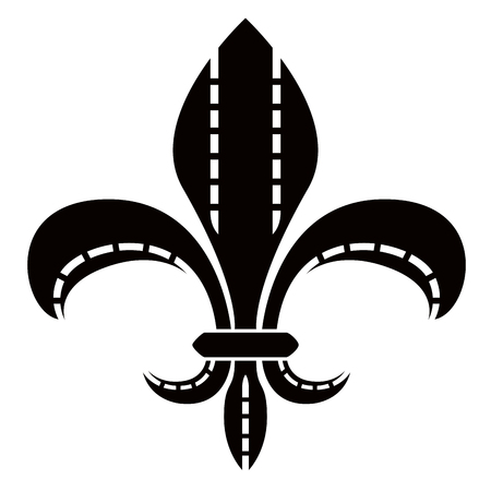 Fleur de lys symbolのイラスト素材