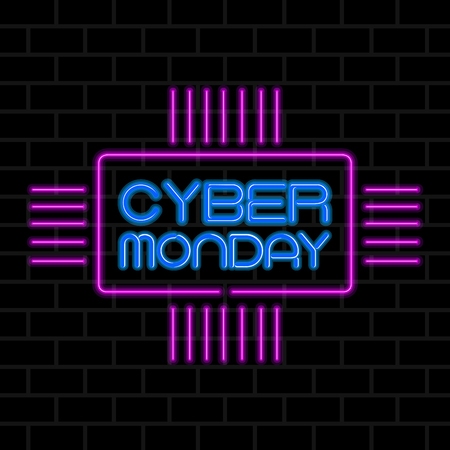 Cyber monday sale image. Vector illustration designのイラスト素材