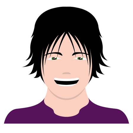 Isolated self avatar of a man. Vector illustration designのイラスト素材