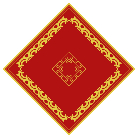 Chinese new year label. Vector illustration designのイラスト素材