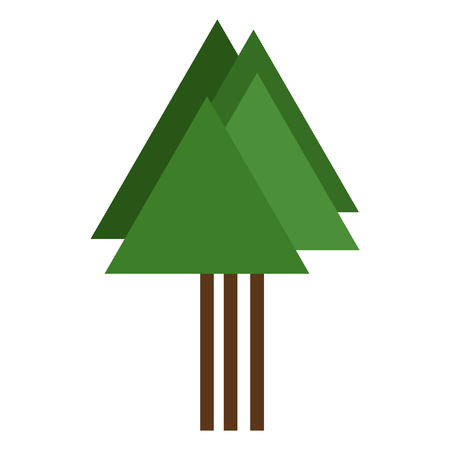 Isolated abstract tree icon. Vector illustration designのイラスト素材