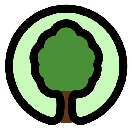 Isolated abstract tree icon. Vector illustration designのイラスト素材