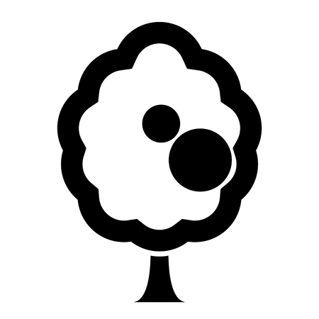 Isolated abstract tree icon. Vector illustration designのイラスト素材