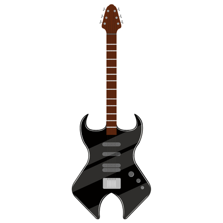 Electric guitar image. Musical instrument. Vector illustration desigのイラスト素材