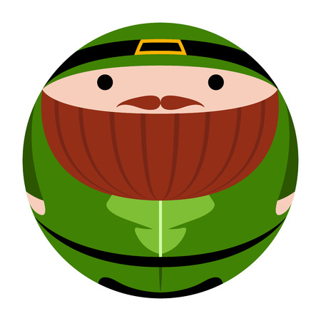 Isolated abstract patrick day elf. Vector illustration designのイラスト素材