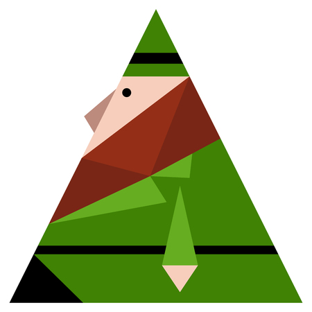 Low poly patrick day elfのイラスト素材