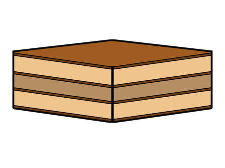 Isolated piece of cake icon. Vector illustration designのイラスト素材